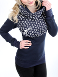 Langarm Kapuze Lässiges Sweatshirt