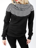 Print Lässiges Sweatshirt mit Kapuze