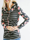 Raglan Ärmel Kapuze Sweatshirt aus Baumwolle