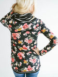 Raglan Ärmel Kapuze Sweatshirt aus Baumwolle