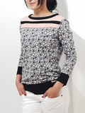 Grau Polka Dots Langarm Lässig Shirts & Blusen&Shirts