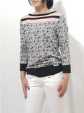Grau Polka Dots Langarm Lässig Shirts & Blusen&Shirts