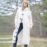 Solid Color Pocket Single Breast Coat