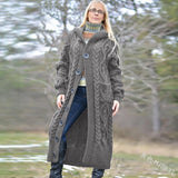 Solid Color Pocket Single Breast Coat
