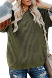 Beliebtes V-Neck Pullover Groß-Cross Border Sweater