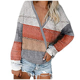 Locker gestreifter Langarmpullover