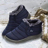 Damen Schneestiefel aus Pelz