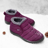 Damen Schneestiefel aus Pelz