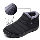Damen Schneestiefel aus Pelz