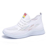 Flyknit Stoff Perforiert Schnürsneakers