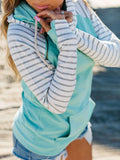 Lässiges Einfaches Sweatshirt mit Kapuze