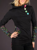 Langarm Lässiges Sweatshirt mit Kapuze