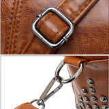 Ledertasche Elegant Retro Metallic Für Arbeit und Reisen