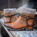 Tägliche Flache Stiefelette für Winter