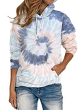 Lockerer Batik-Hoodie