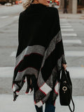 Lässiger High Neck Schal Pullover