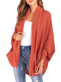 Fledermausärmeln Pullover Mantel