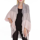 Quaste Schal Pullover Mantel