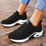 Sportlish Flyknit Stoff Bequem Keilabsatz Sneakers