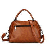 Retro Handtaschen Ledertaschen mit Großen Fassungsvermögen