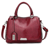 Ledertasche Elegant Retro Metallic Für Arbeit und Reisen