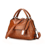 Retro Handtaschen Ledertaschen mit Großen Fassungsvermögen