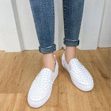 Niete Slip-On Plateau Sneakers Loafers