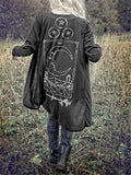 Gemusterte Jacke mit Langarm