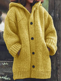 NEUE gestrickte Strickjacke mit Kapuze👚