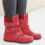 Rutschfeste Stiefel mit tiefem Fersenstrick
