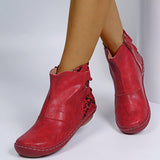 Flach Nahtverarbeitung Stiefelette