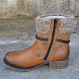 Tägliche Flache Stiefelette für Winter