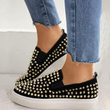 Niete Slip-On Plateau Sneakers Loafers