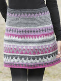 Lässiger Gestrickter Rock
