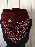 Lässiger Gestrickter Schal mit Anker Muster