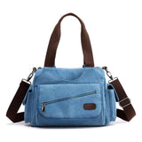 Canvas Crossbodytaschen Schwarz Blau Grau