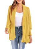 Fledermausärmeln Pullover Mantel