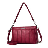 Elegant Reißverschluss Schultertaschen