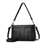 Elegant Reißverschluss Schultertaschen