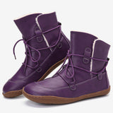 Flach Stiefelette