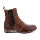 Kurzer Retro-Stiefel für Damen mit niedrigem Absatz