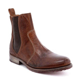 Kurzer Retro-Stiefel für Damen mit niedrigem Absatz