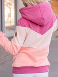 Lässig Langarm Patchwork Sweatshirt