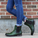 Kunstleder Strand Niedrig Stiefelette