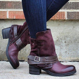 Blockabsatz Winter Strand Stiefelette