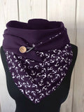 Lässiger Gestrickter Schal mit Anker Muster