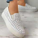 Niete Slip-On Plateau Sneakers Loafers