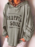 Gemustertes Sweatshirt  mit Langarm