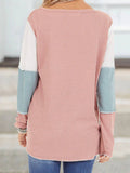 Farbe Block Sweatshirts Supersüß
