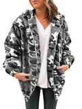 lange Ärmel Camouflage Mantel